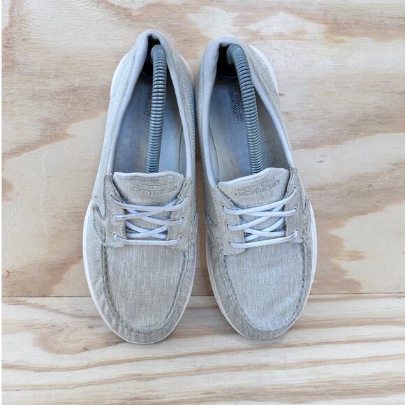 Skechers - Go Walk Lite - Boat Shoes - Gray - Women's - 8.5 - SN 15433 - Picture 7 of 9